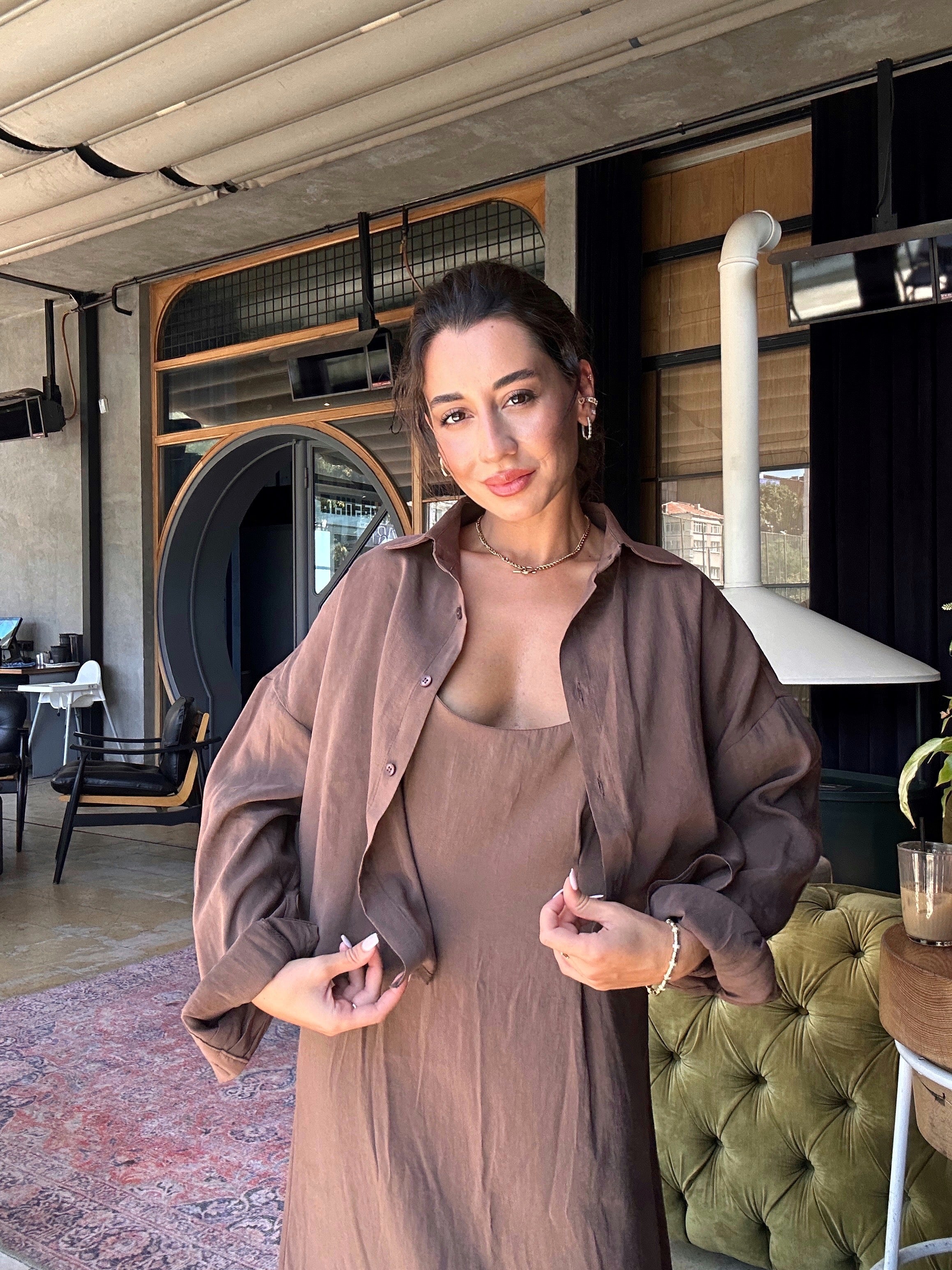 Gömlek Elbise Takım