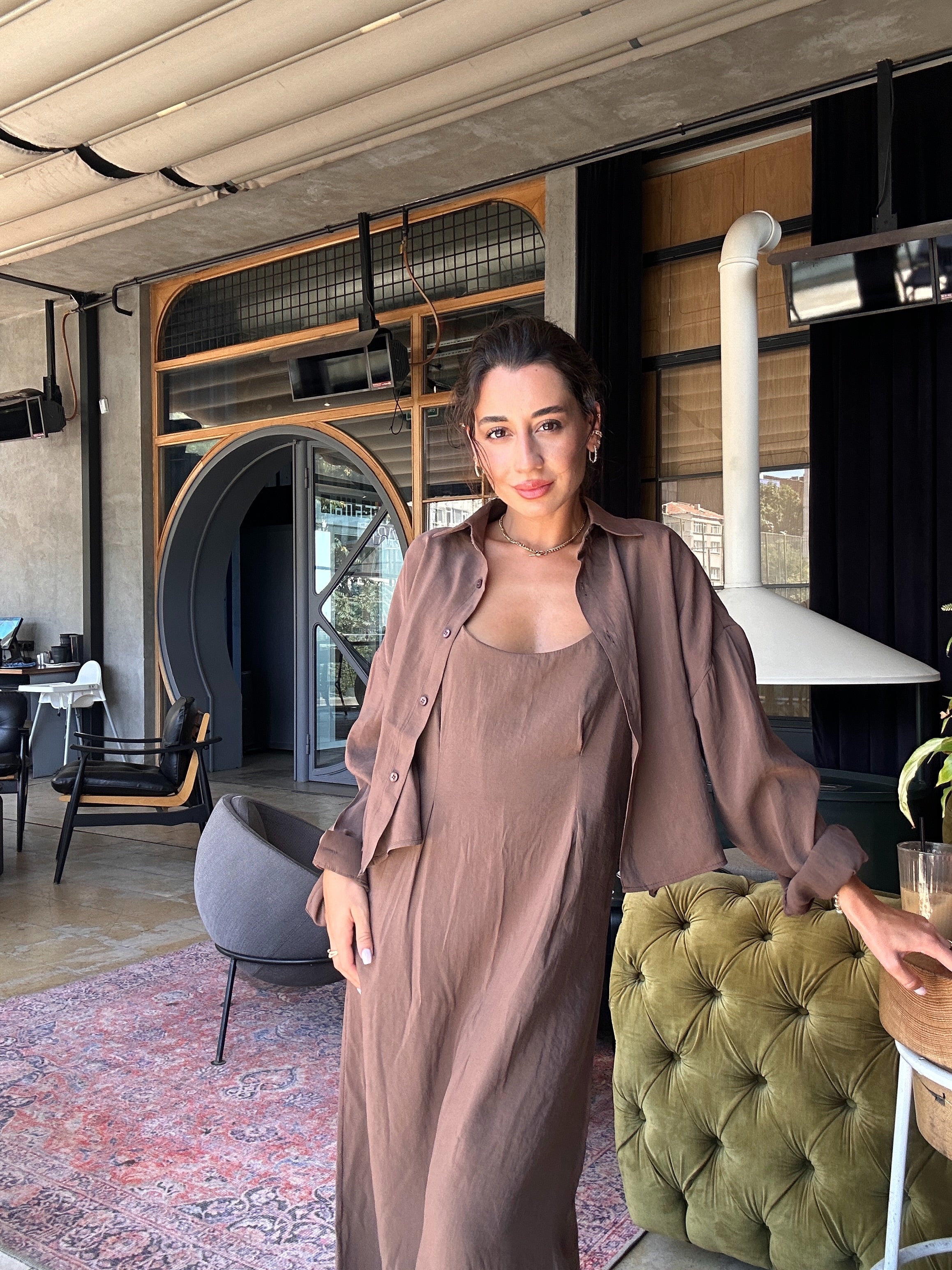 Gömlek Elbise Takım