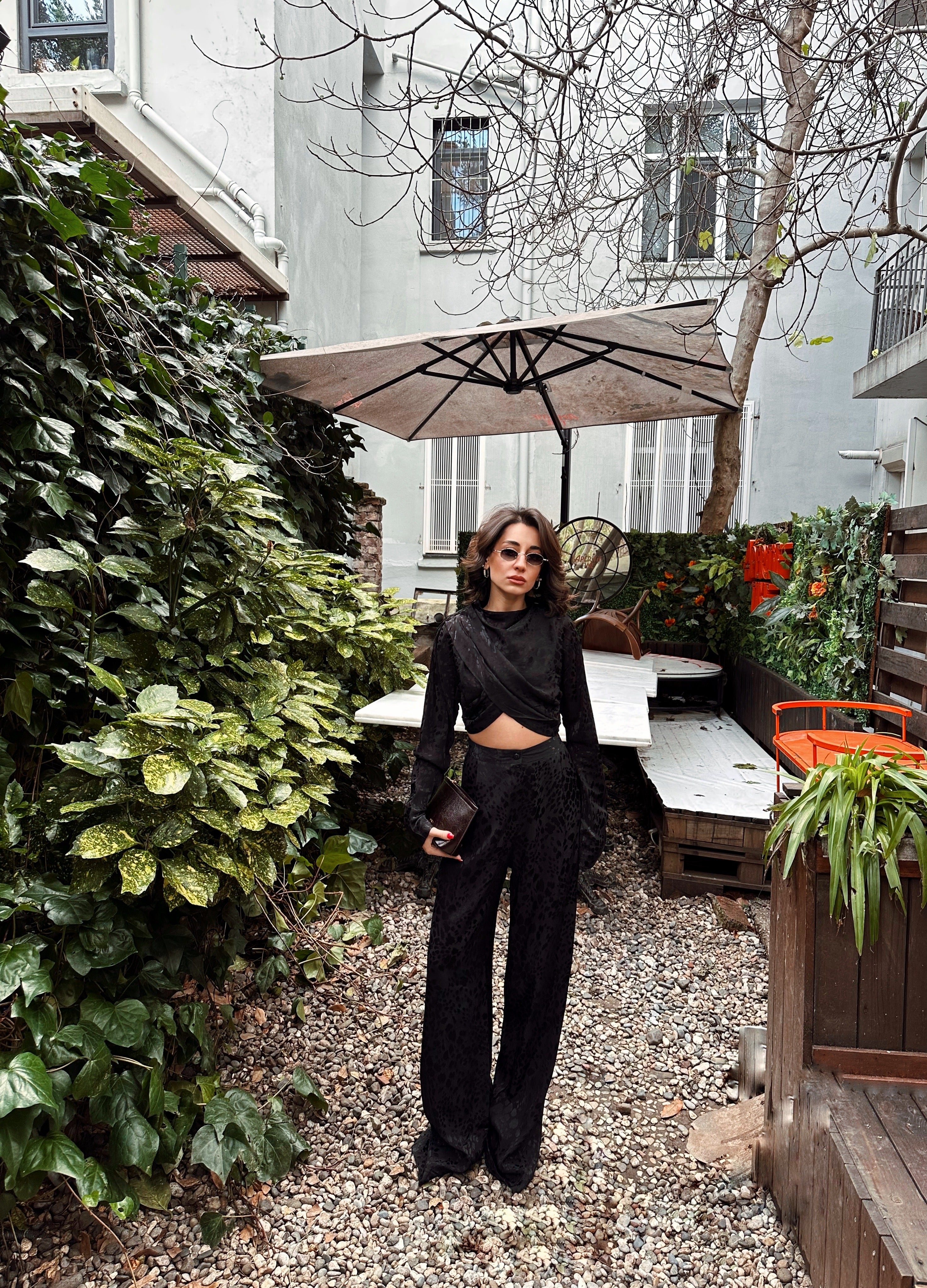 Saten Pantolon Takım