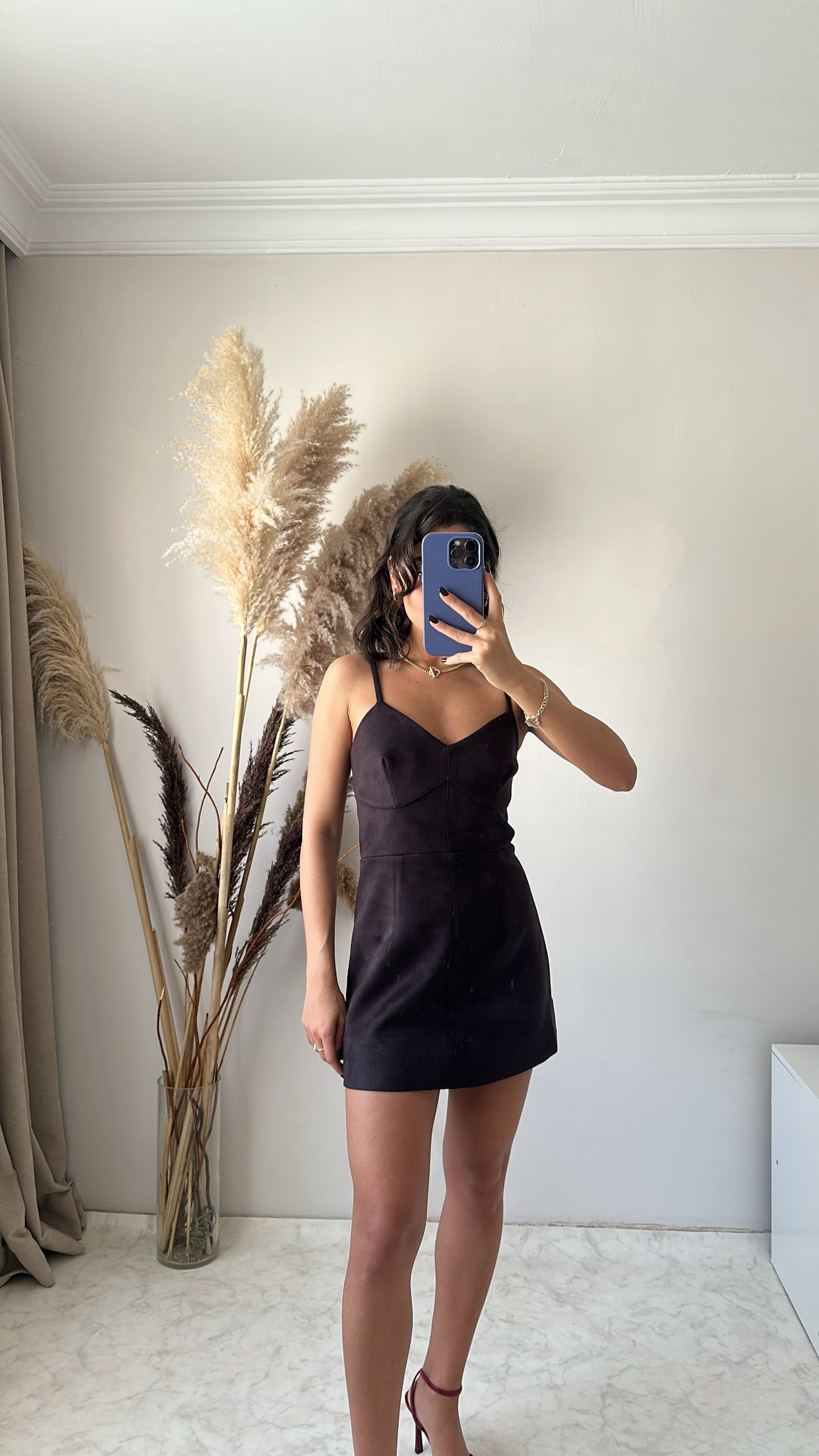 Noire Suede Ceket Elbise Takım