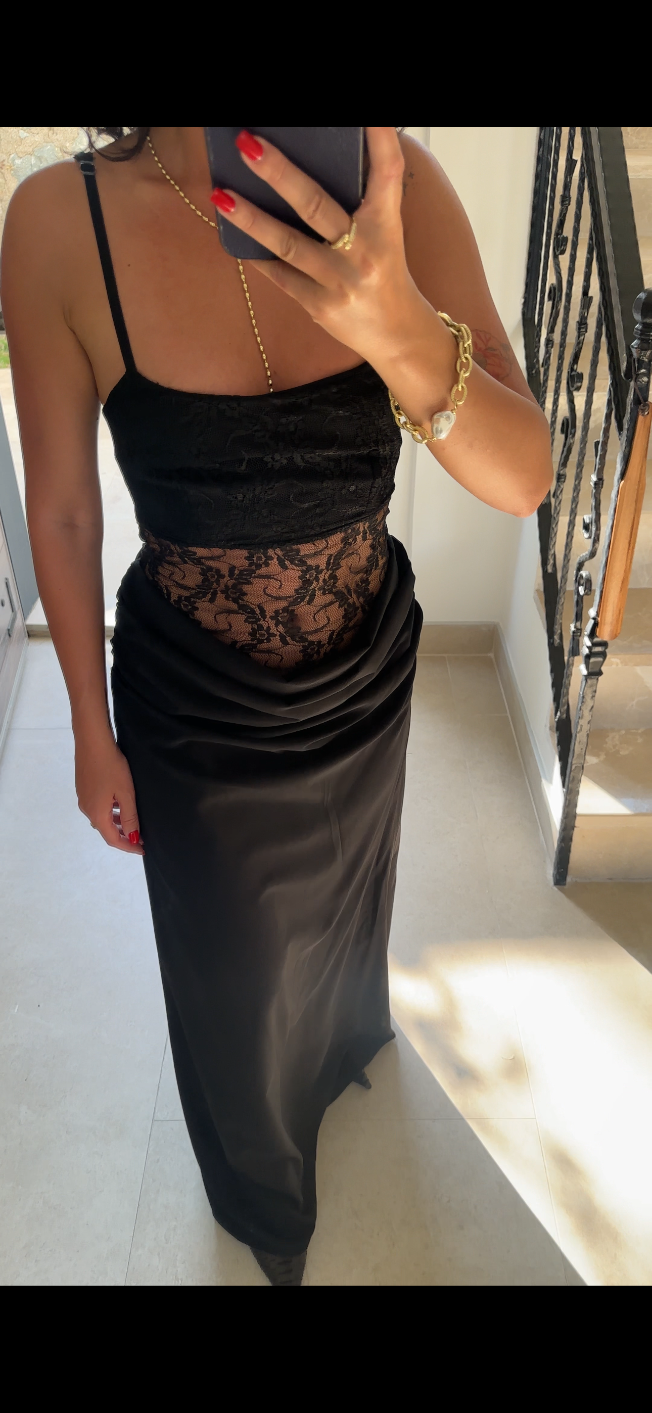Black Dahlia Maxi Elbise