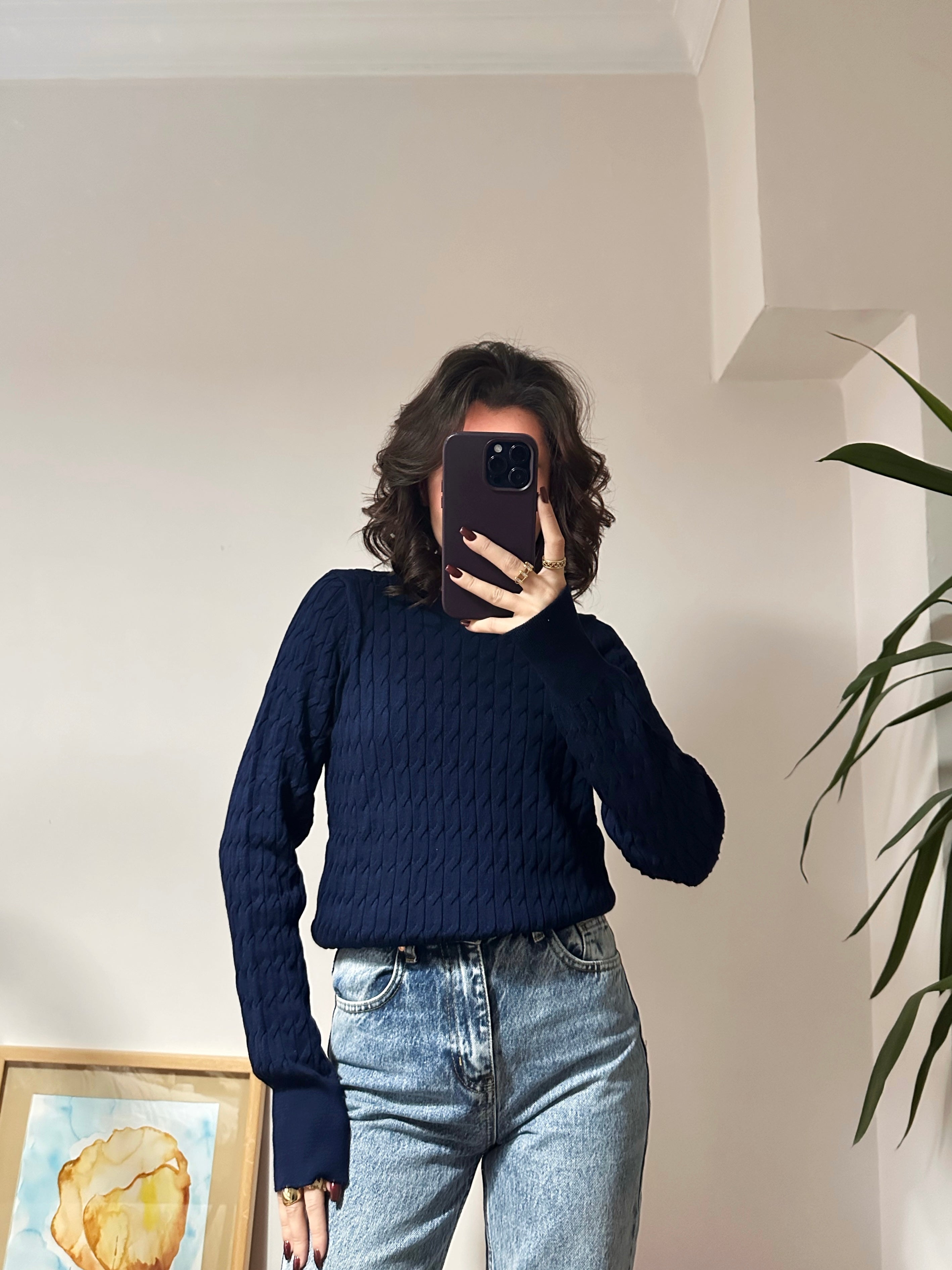 Saç Örgülü Triko