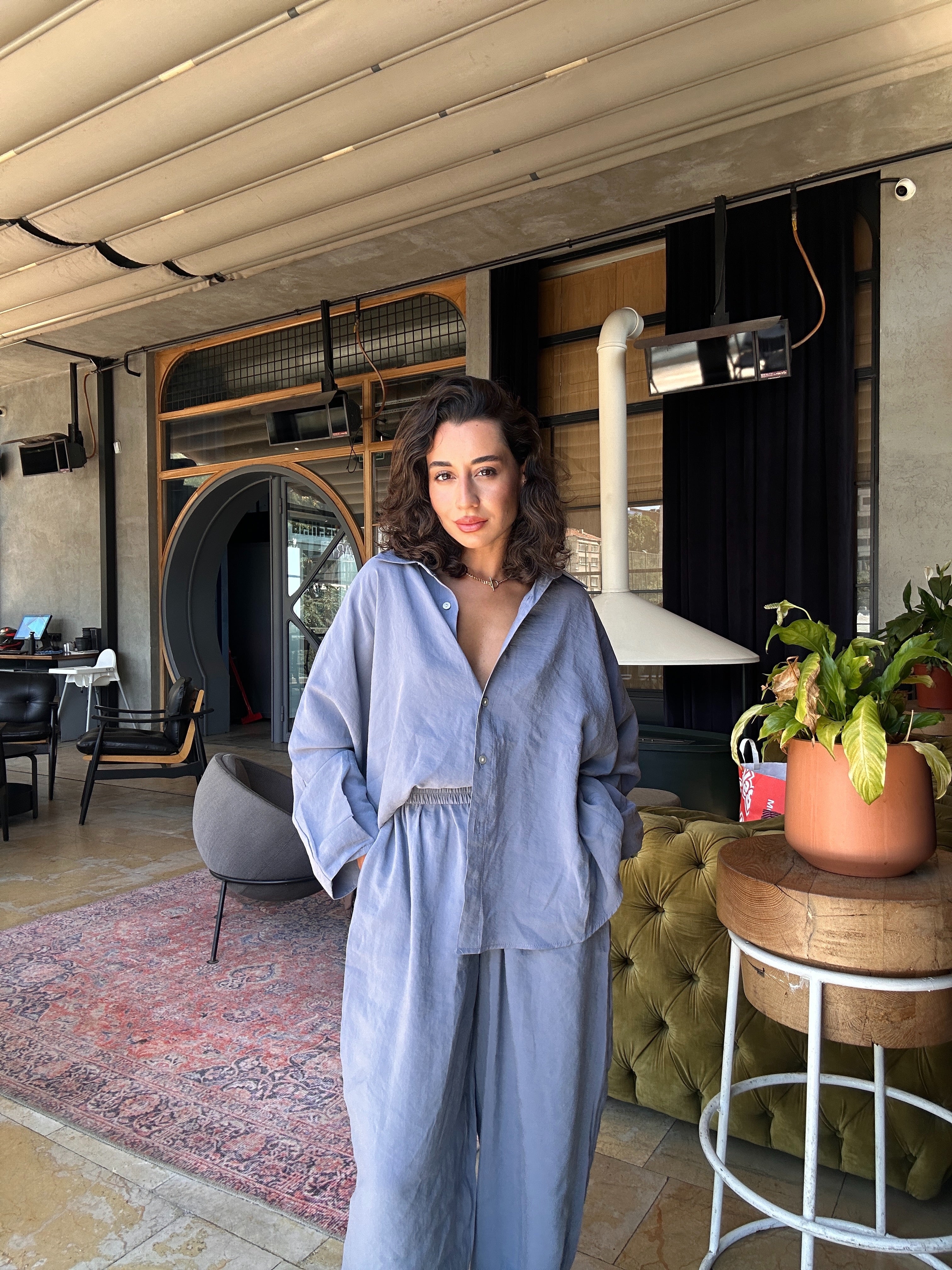 Blue Breeze Gömlek & Şalvar Takım