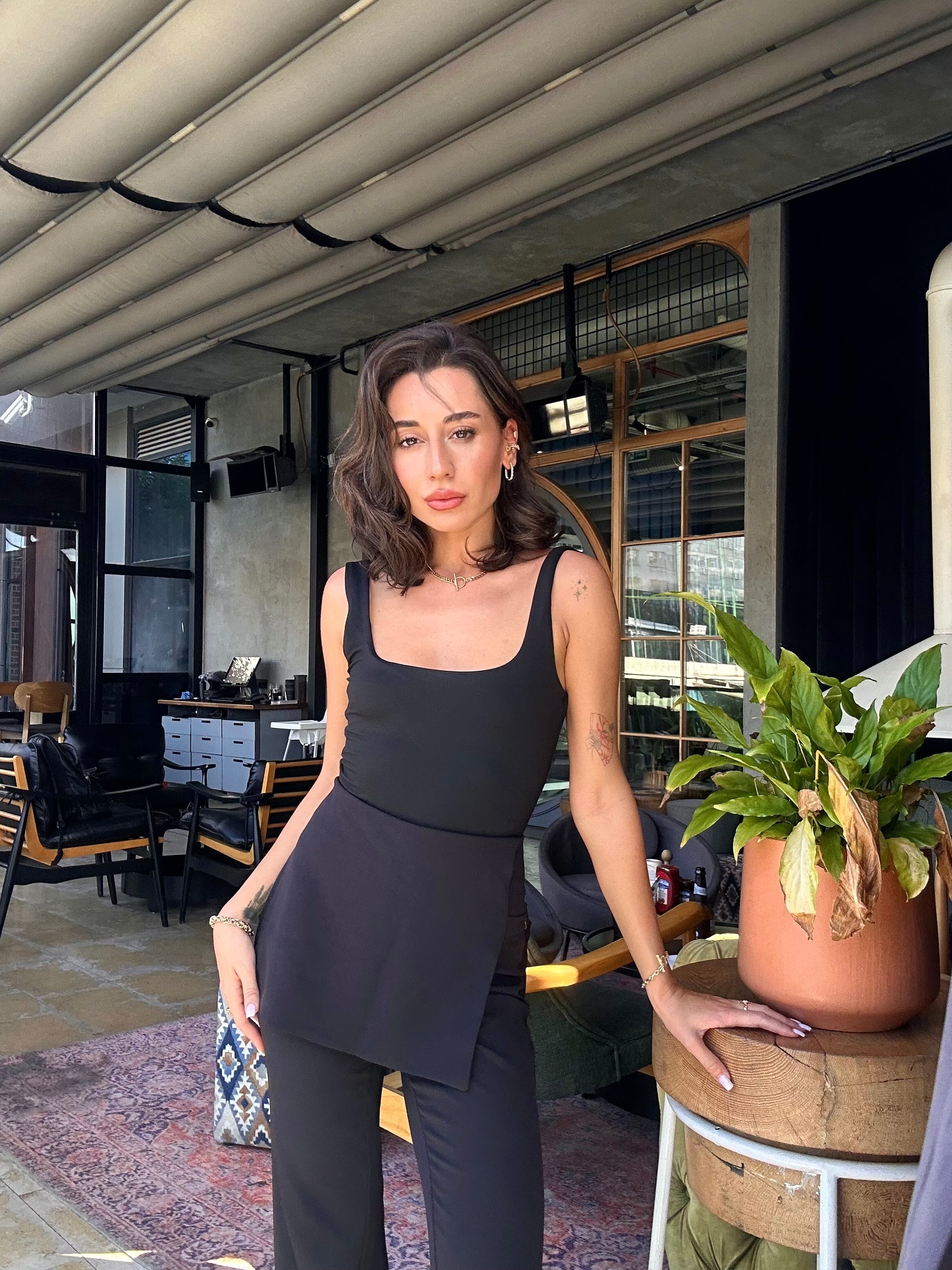 Tasarım Etekli Pantolon