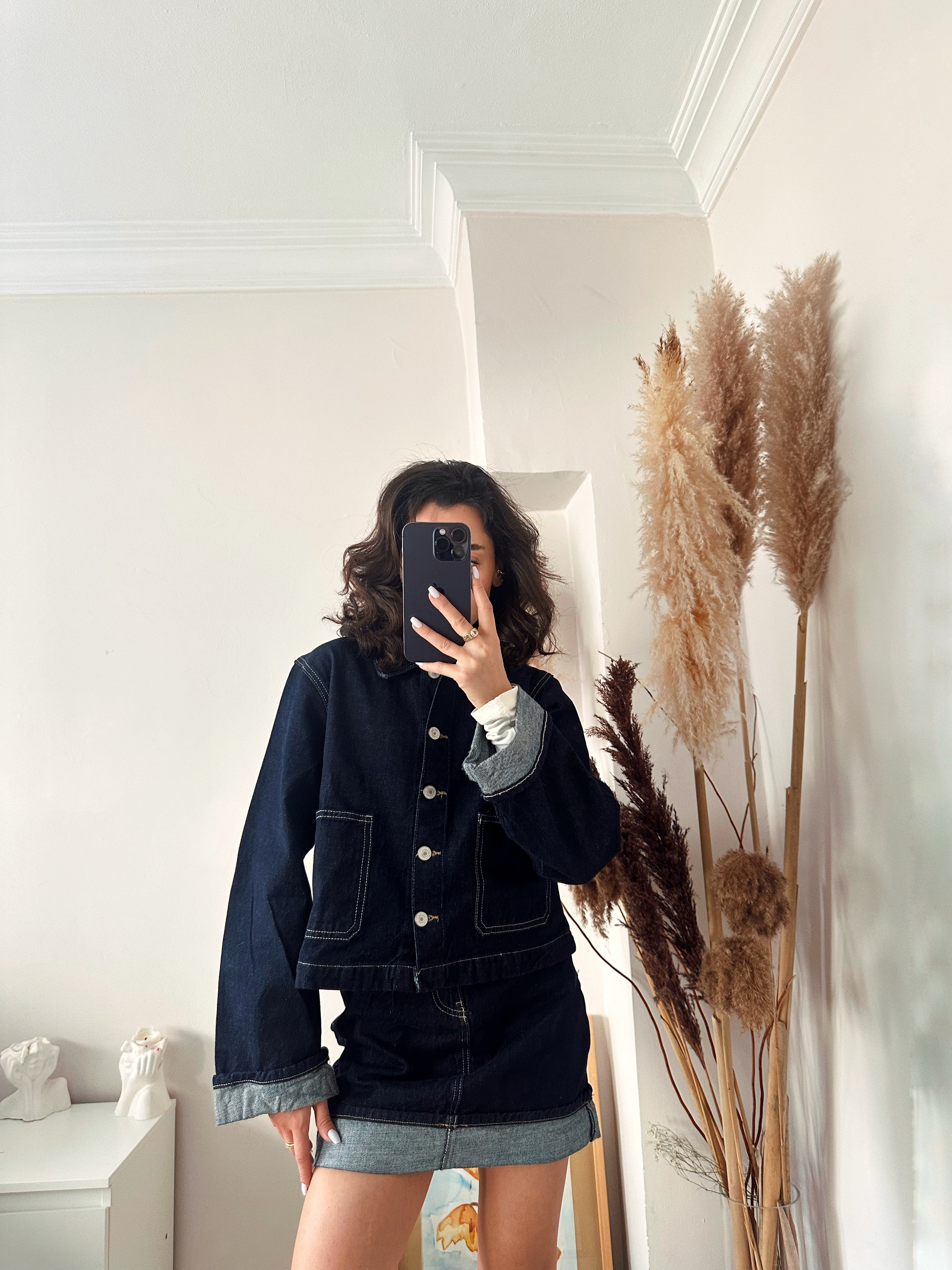 Ceket Etek Denım Takım