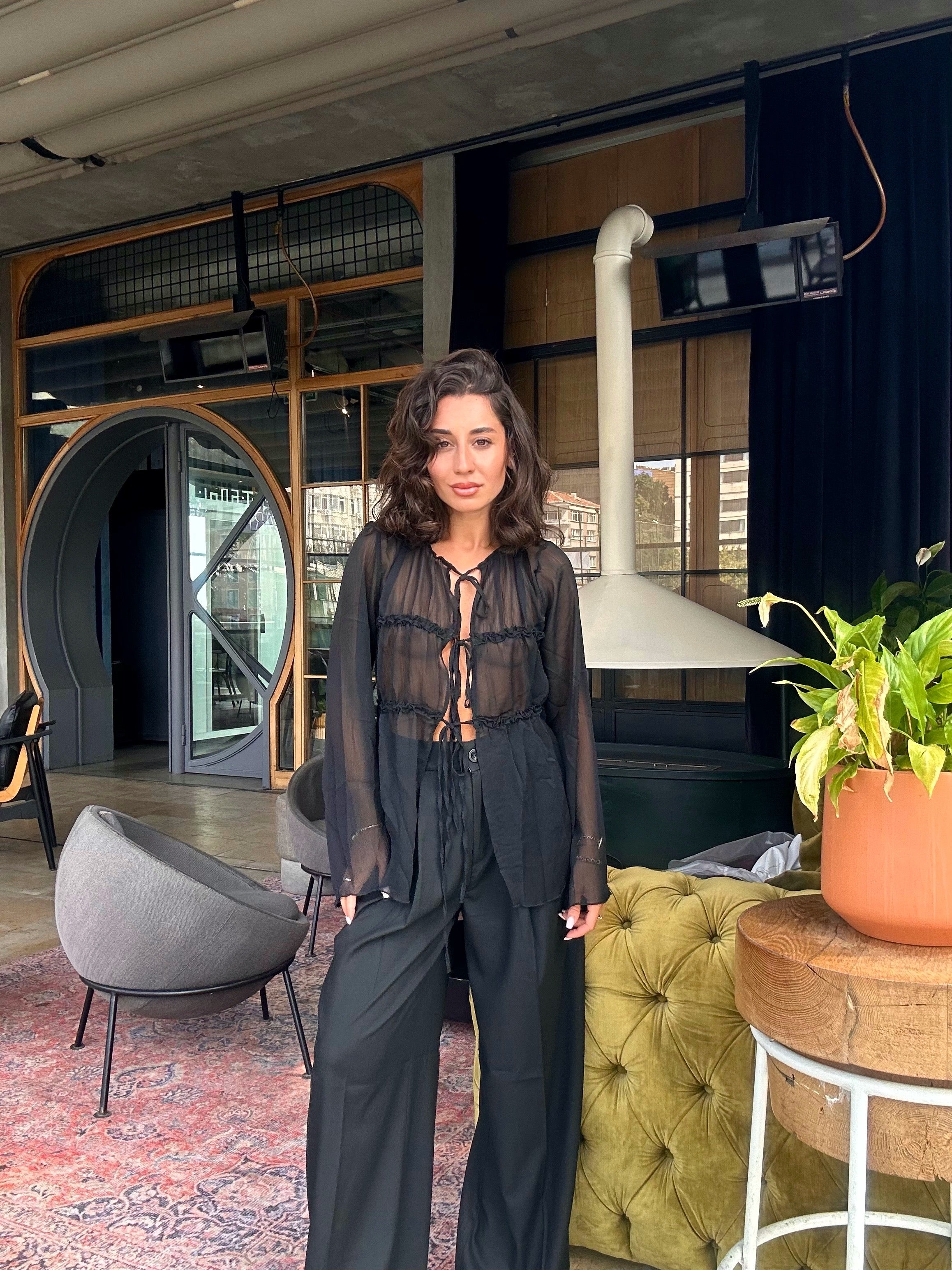 Premıum Yüksek Bel Palazzo