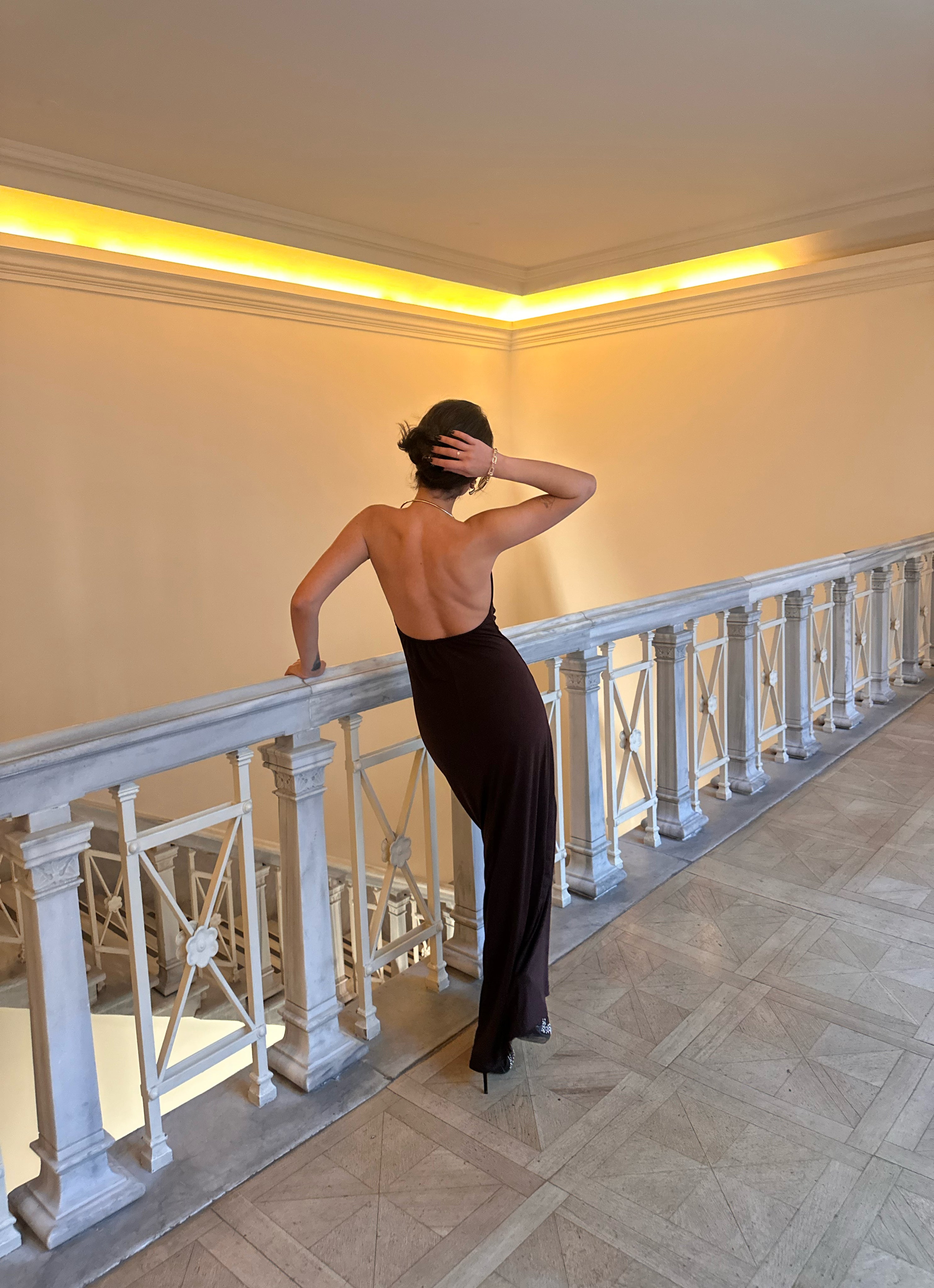 Brown Serenity Elbise