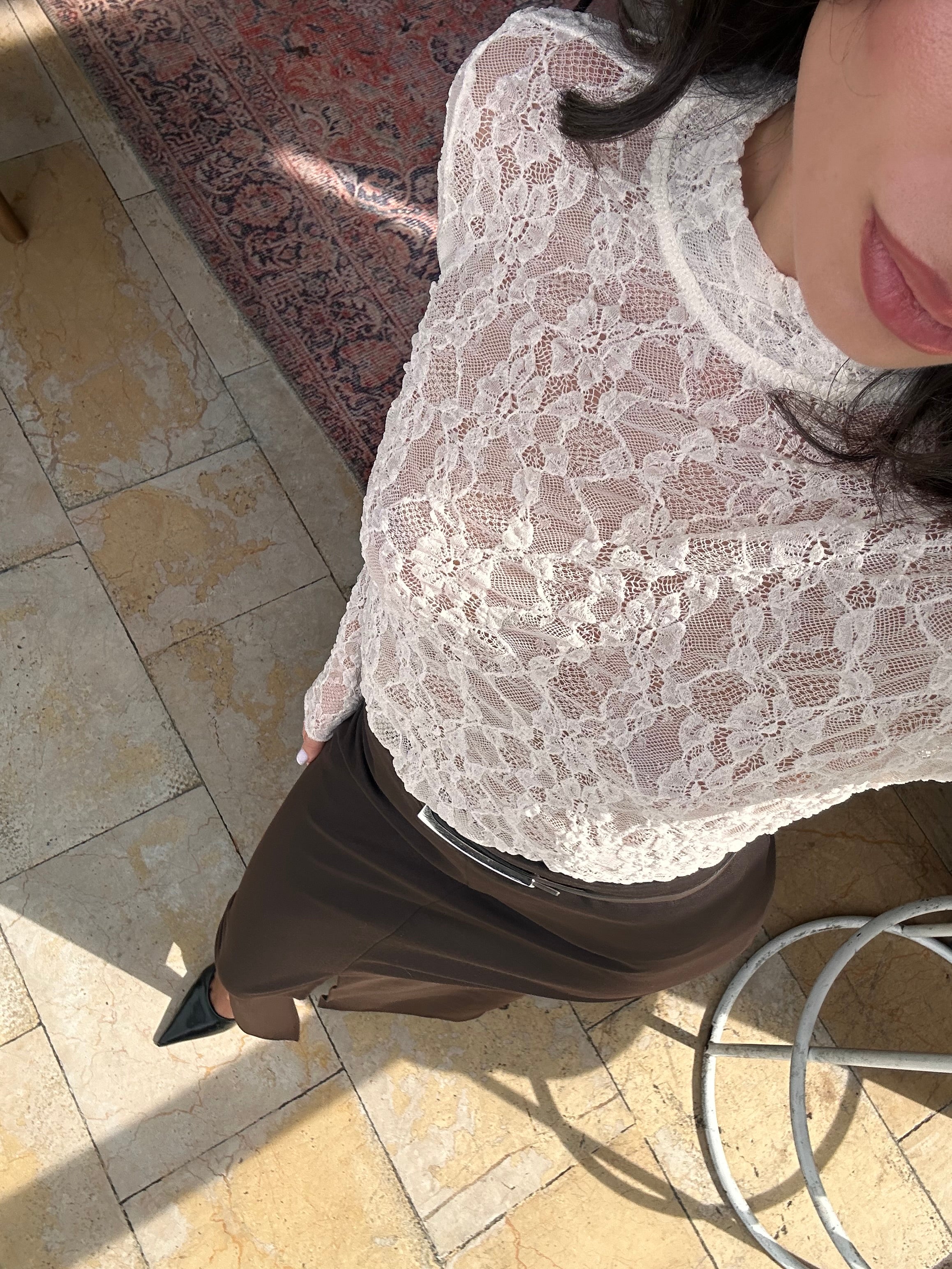 Tasarım Dantel Bluz