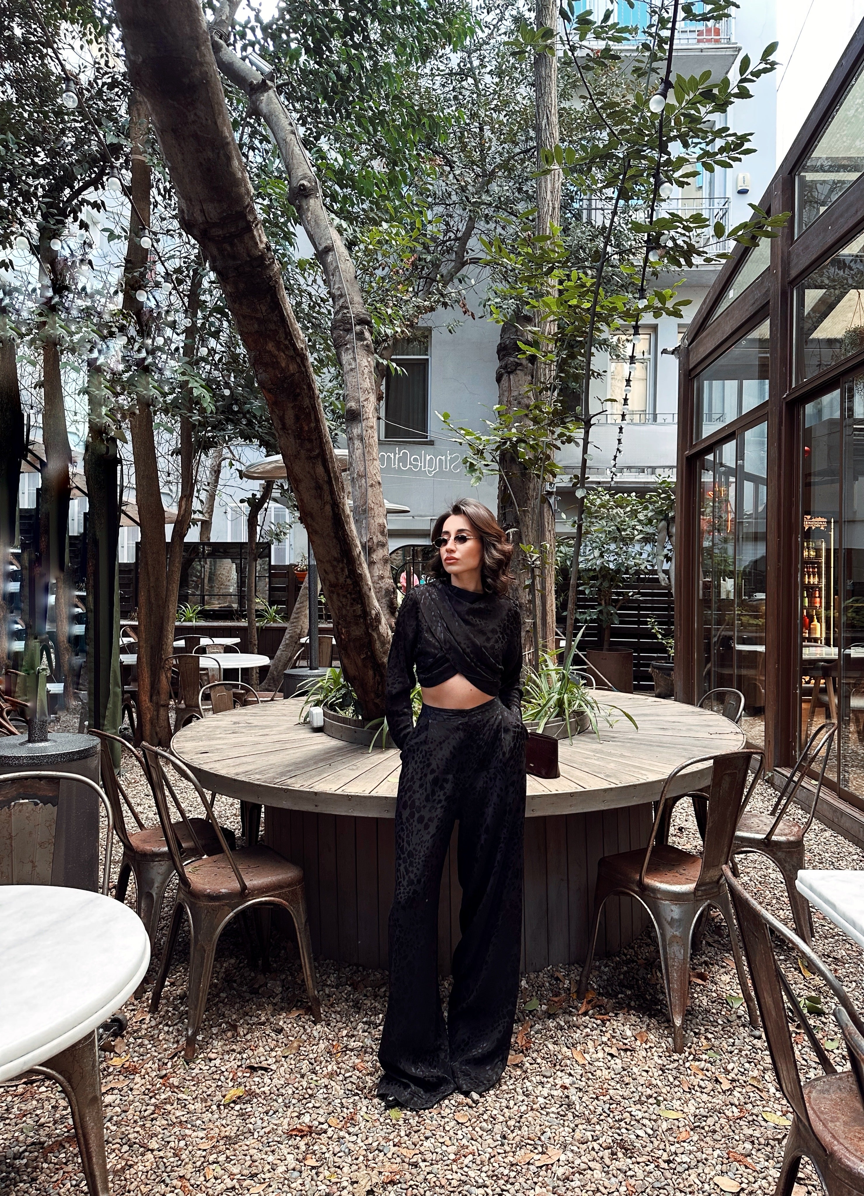 Saten Pantolon Takım