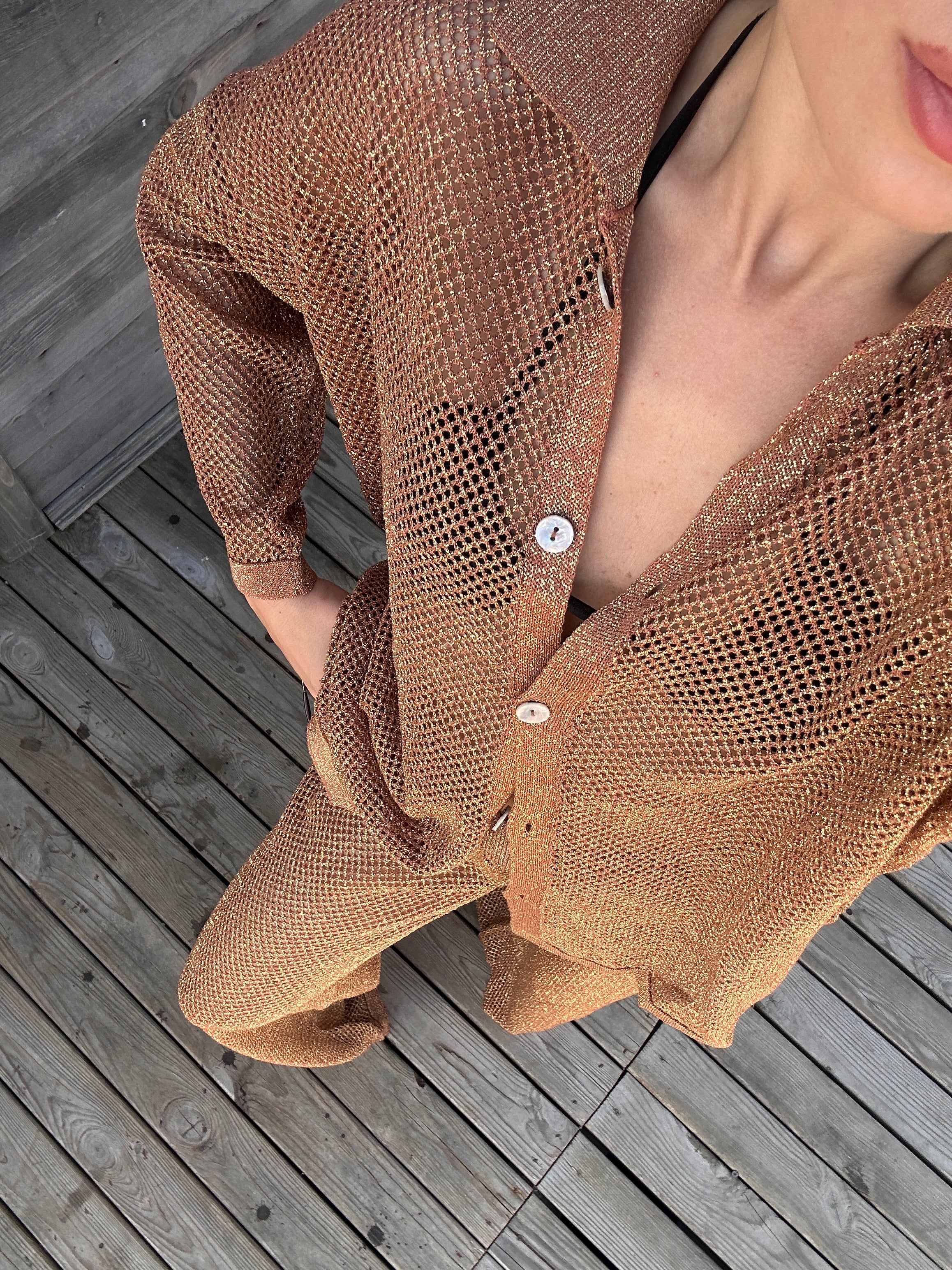 Simli Transparan İkili Takım