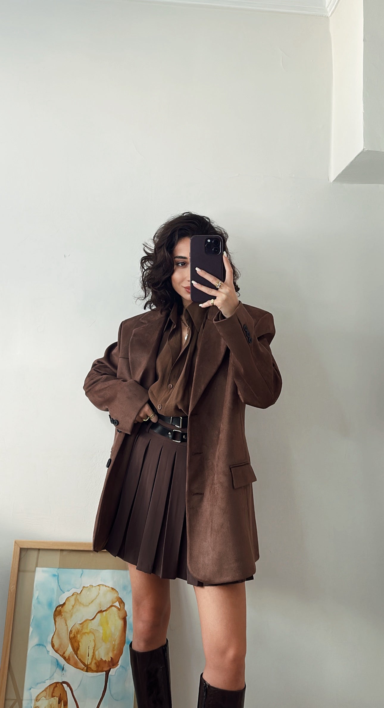 Premium Süet Blazer Ceket