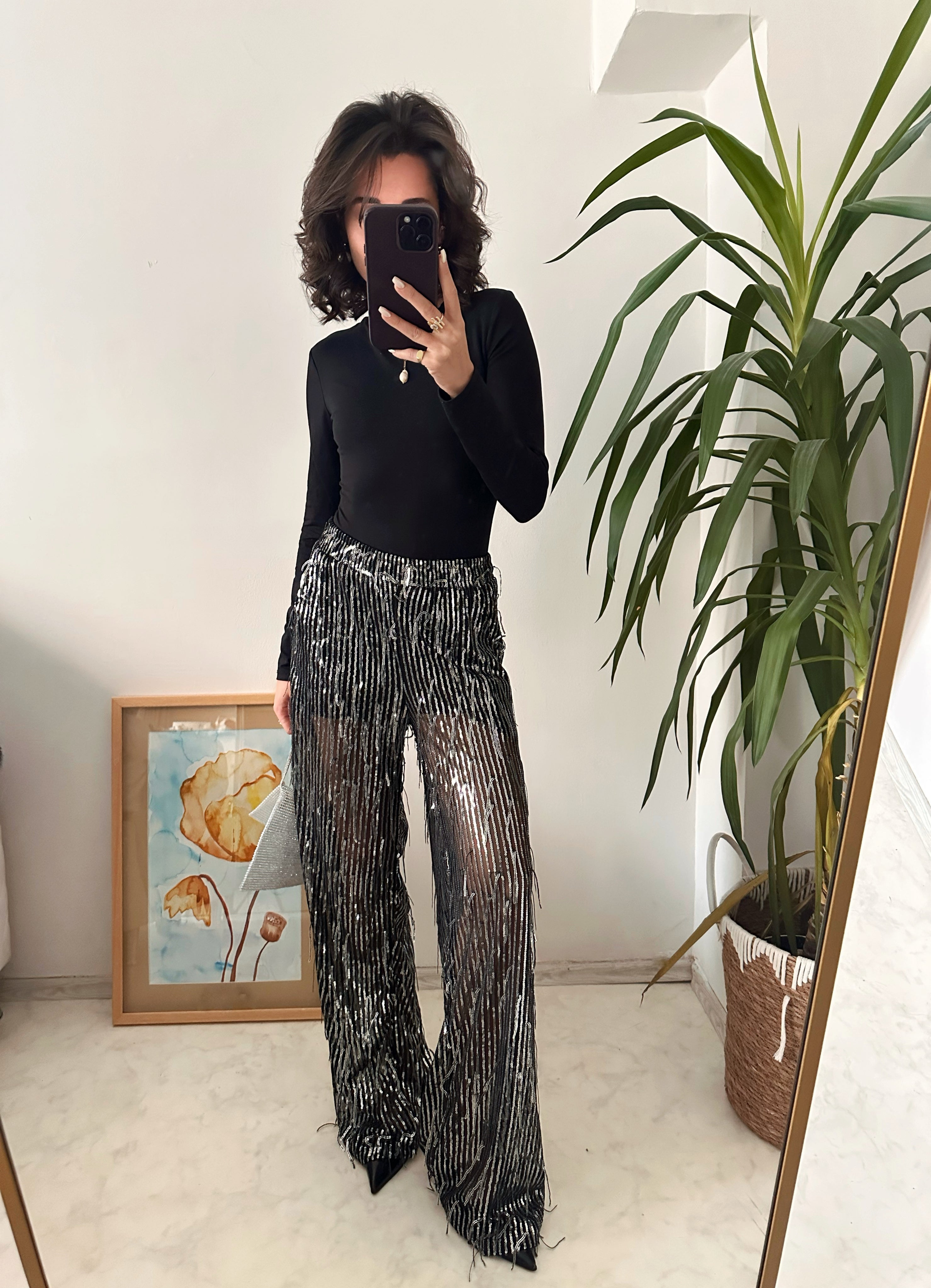 Pullu Saçaklı Palazzo