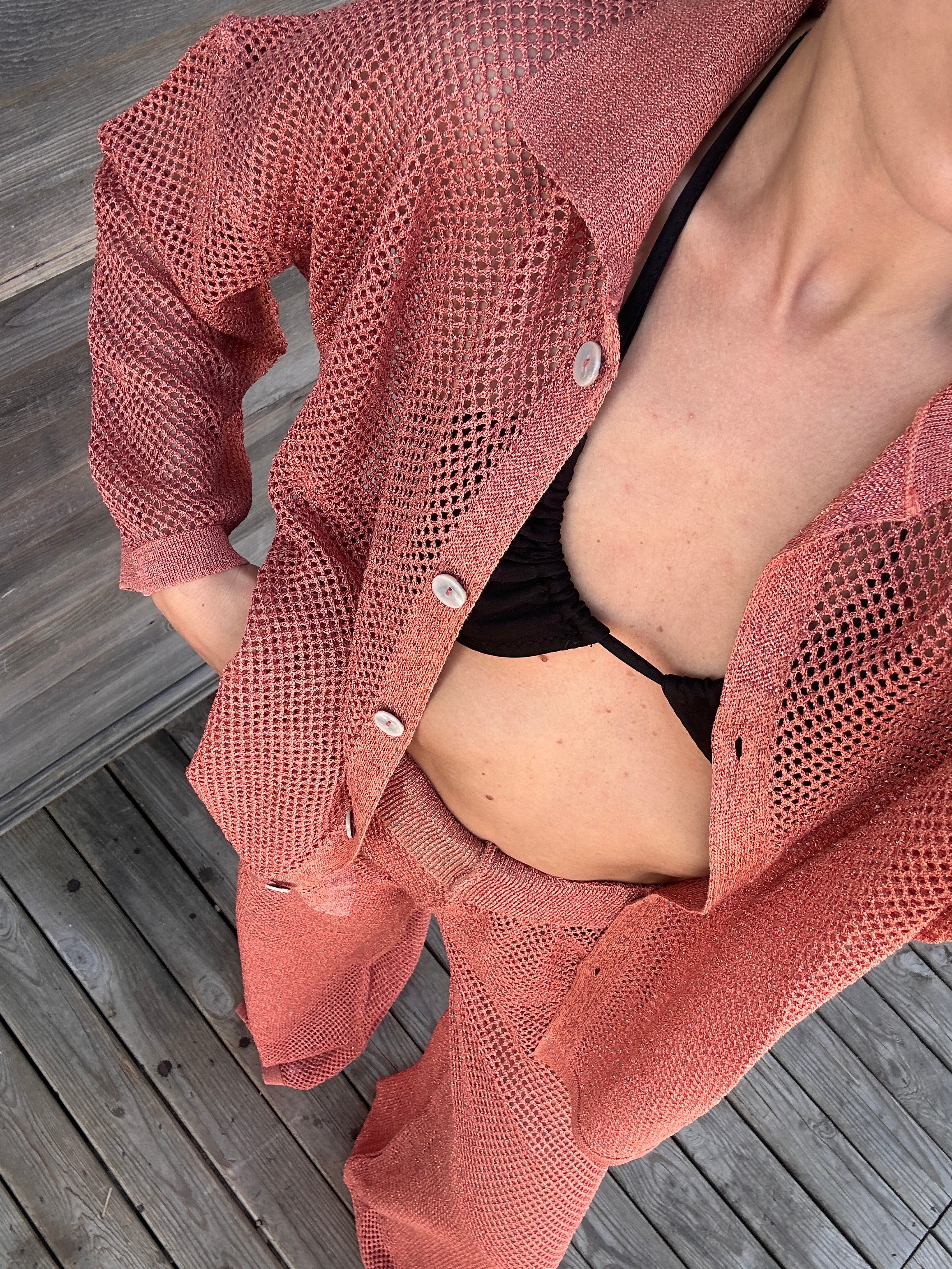 Simli Transparan İkili Takım