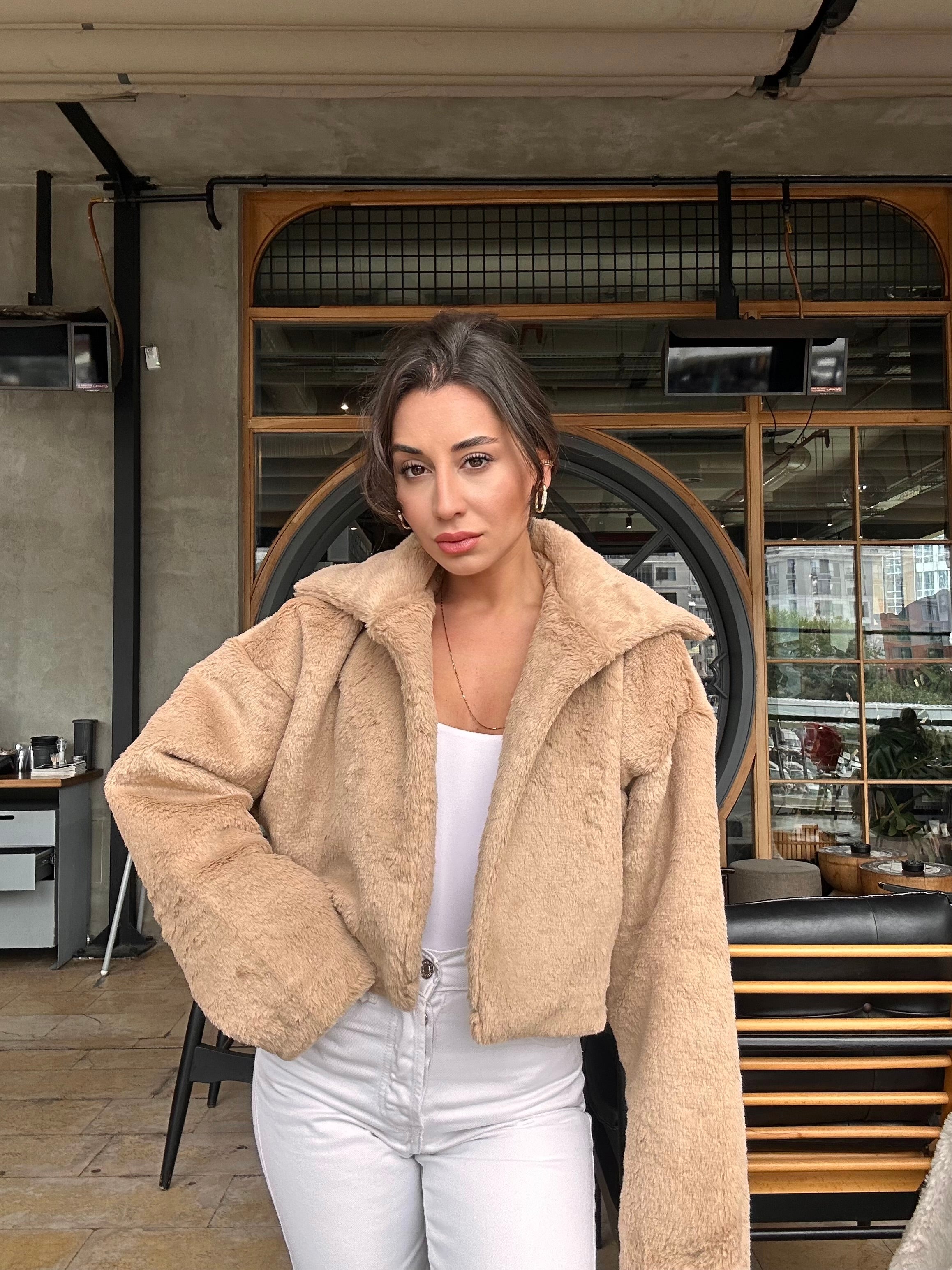 Teddy Dokulu Kürk Mont