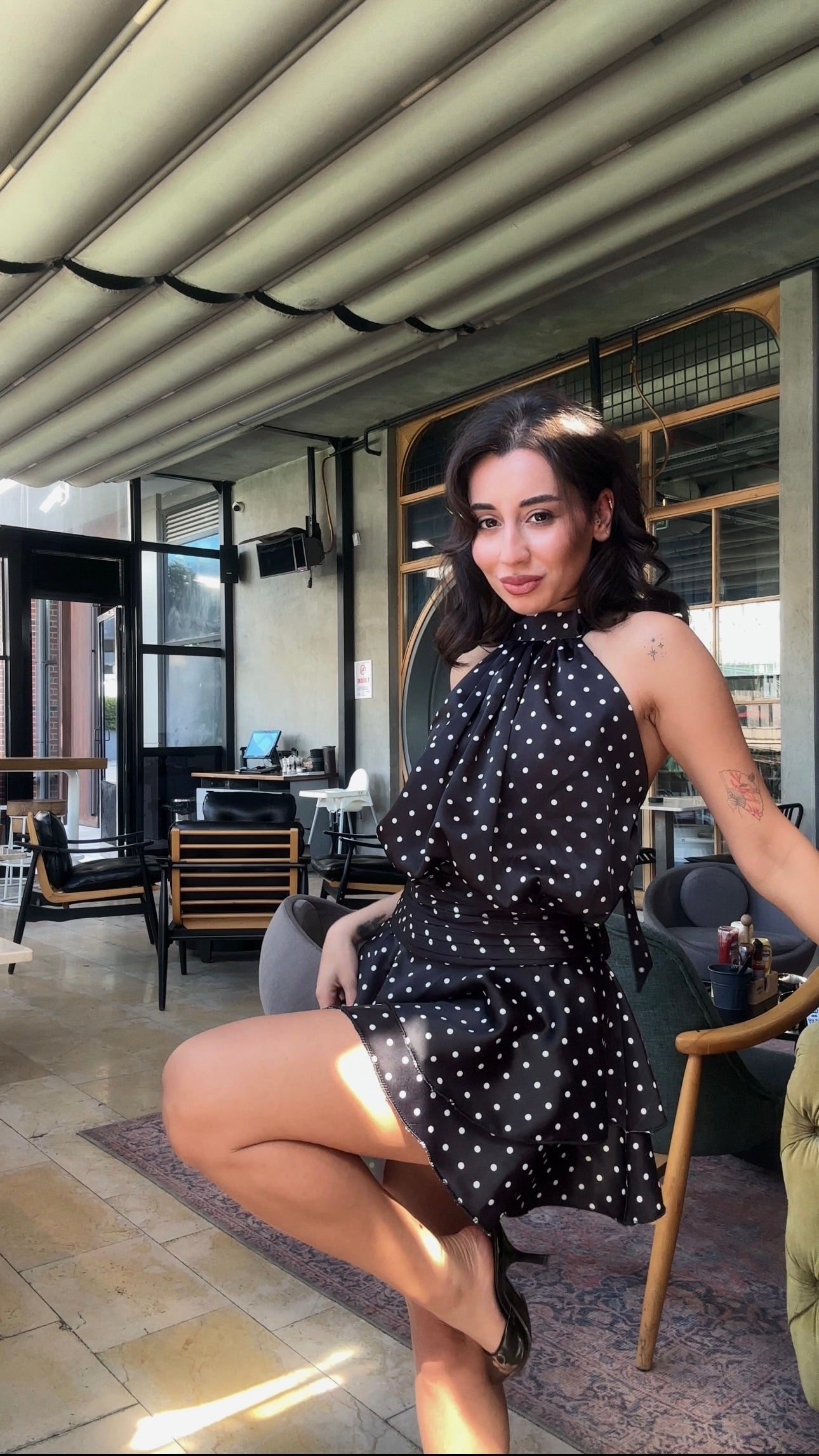 Polka Dot Puantiyeli Elbise