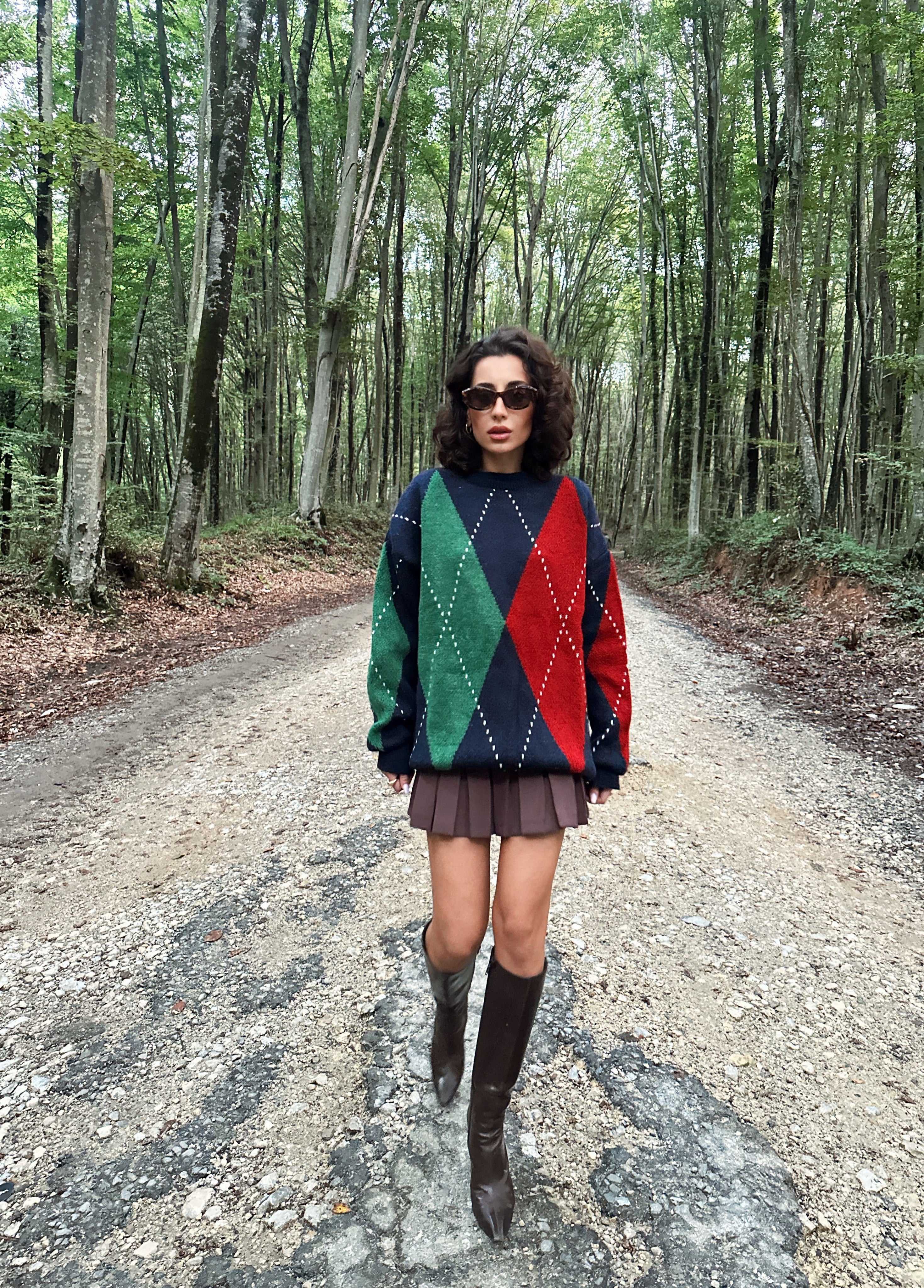 Baklava Desenli Kazak