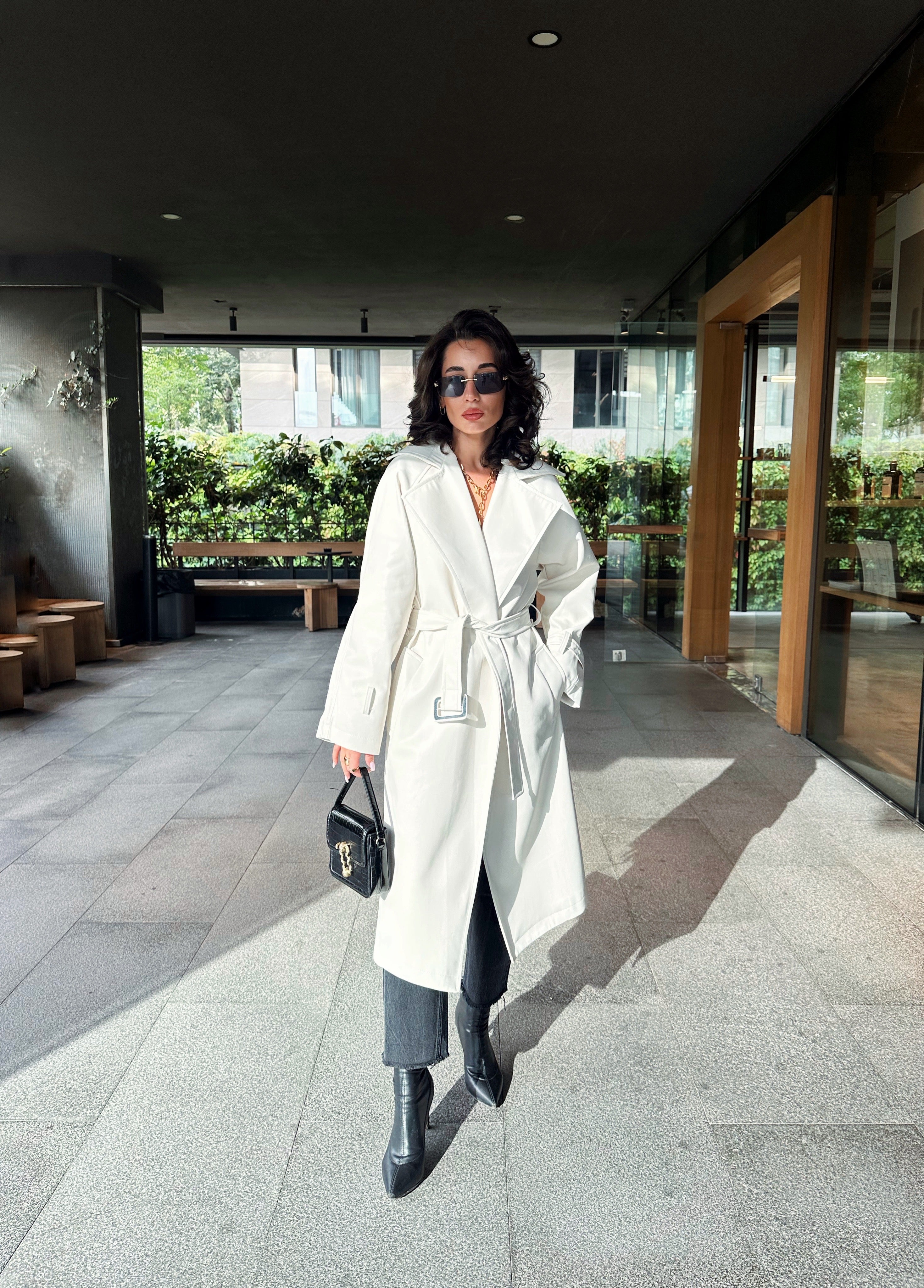 Premium Deri Trençkot