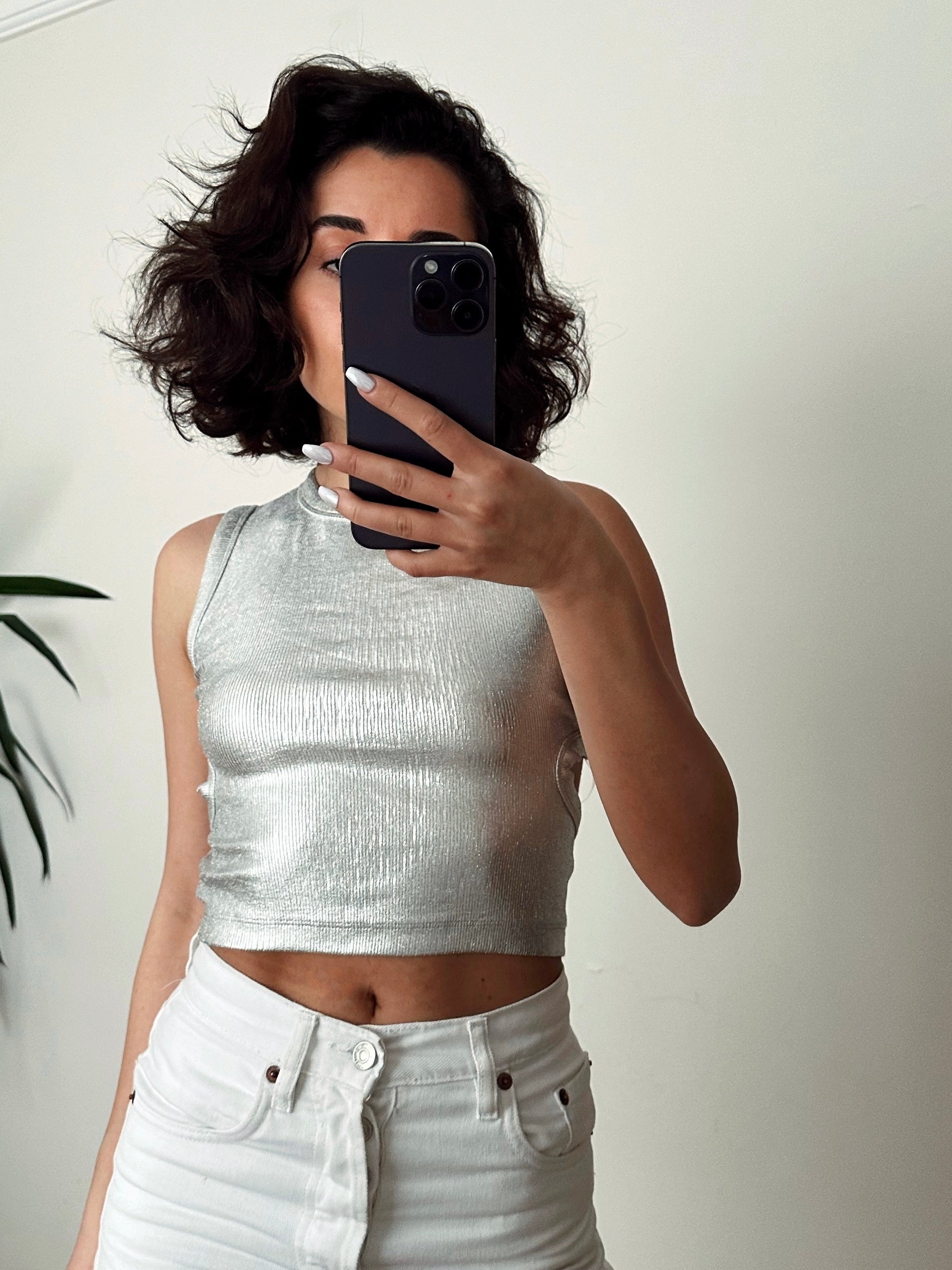 Pencere Detaylı Parlak Crop